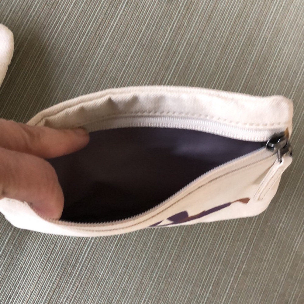 NWT! - ATHLETA {Artist Series} Coffee Run Zip Pouch Bag Set - Picture 10 of 14